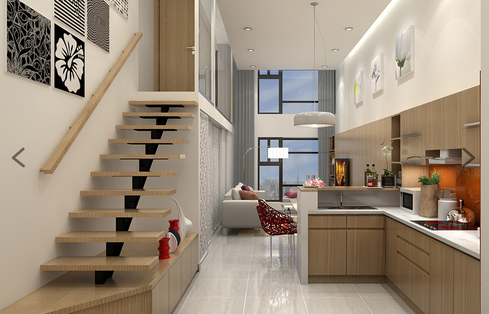 Những lựa chọn thiết kế gác lửng trong căn hộ chung cư tối ưu nhất