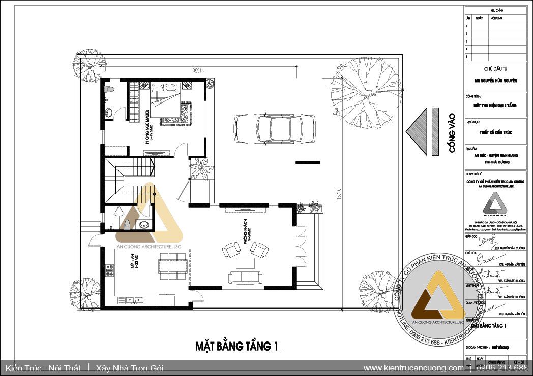 Các Bản Vẽ Thiết Kế Nhà Biệt Thự 1 Tầng Được Ưa Chuộng Nhất 2020