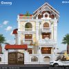Mẫu thiết kế nhà biệt thự cổ điển mái thái tại Bắc Giang